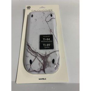 White Marble Calculator Cover Protective  Case for TI-84 or TI-89 Calculators
